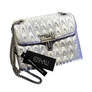Izzy & Ali Silver Crossbody Bag NWT